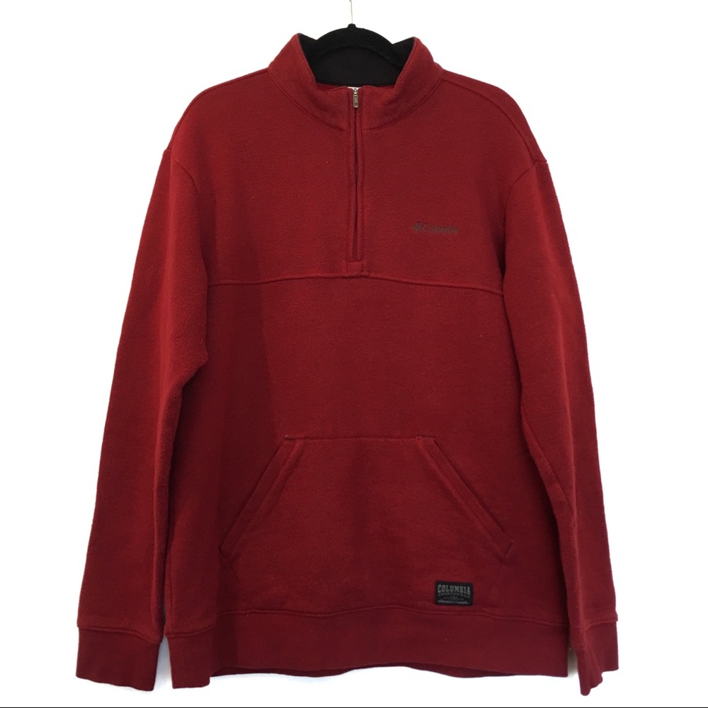 [COLUMBIA] Zip Up Soft Knit Sweater Front Picket L